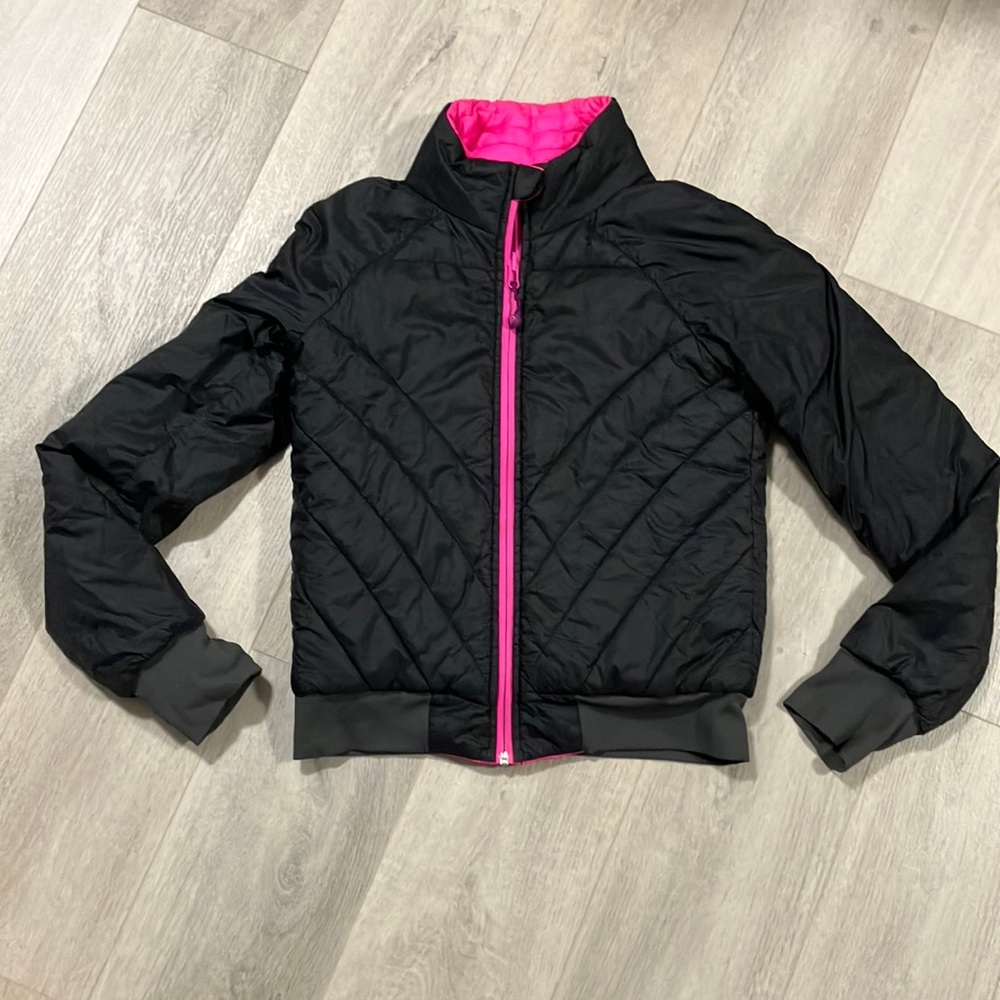 Ivivva , girls 14, reversible , quilted / padded bomber jacket.